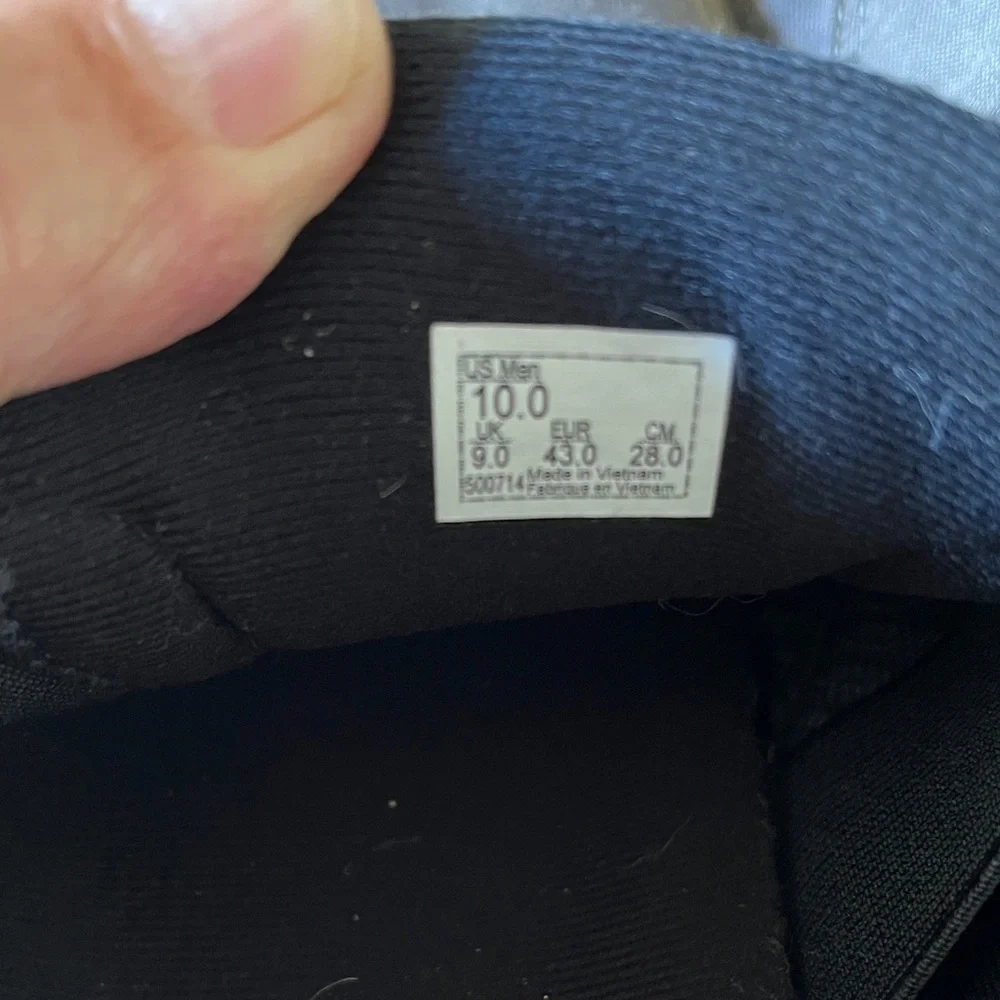Vans Gray Canvas Low-Top Sneakers with Black Laces and Tan Heel Patch